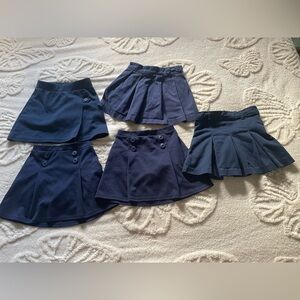 5 Navy Skorts